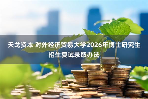 天戈资本 对外经济贸易大学2026年博士研究生招生复试录取办法